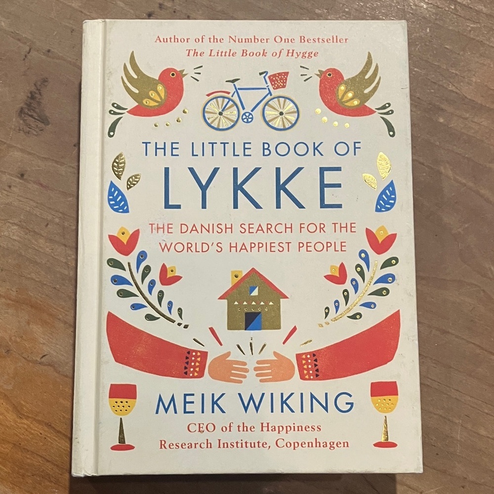 The Little Book of Lykke by Meik Wiking - hardcover Coffee Table Book